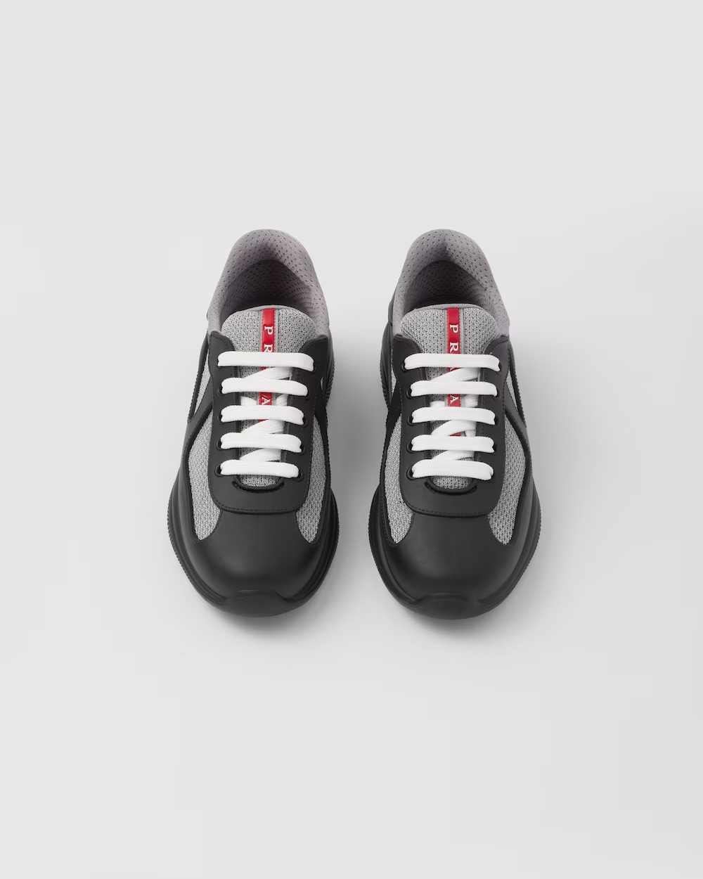 Prada America's Cup Soft rubber and bike fabric sneakers